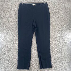 Chicos Pants Womens 2 US 12 Short Black So Slimming Skinny Stretch Office Career